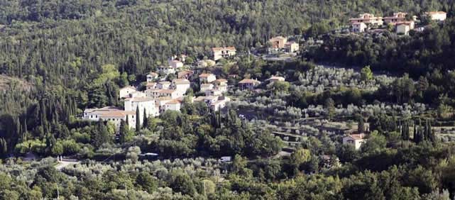 Panorama di Bagni San Filippo